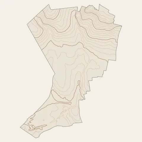 Le Mesnil-en-Thelle : courbes de niveau