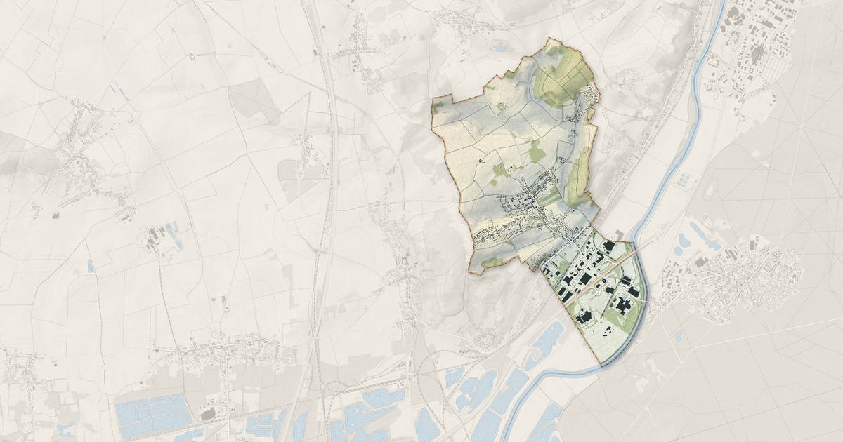 Portrait cartographique de Le Meux : relief, eau, forêts, bâti et voies, calculés à partir des données de l'IGN