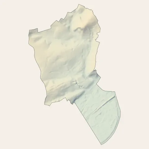 Le Meux : relief
