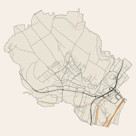 Montataire : voies