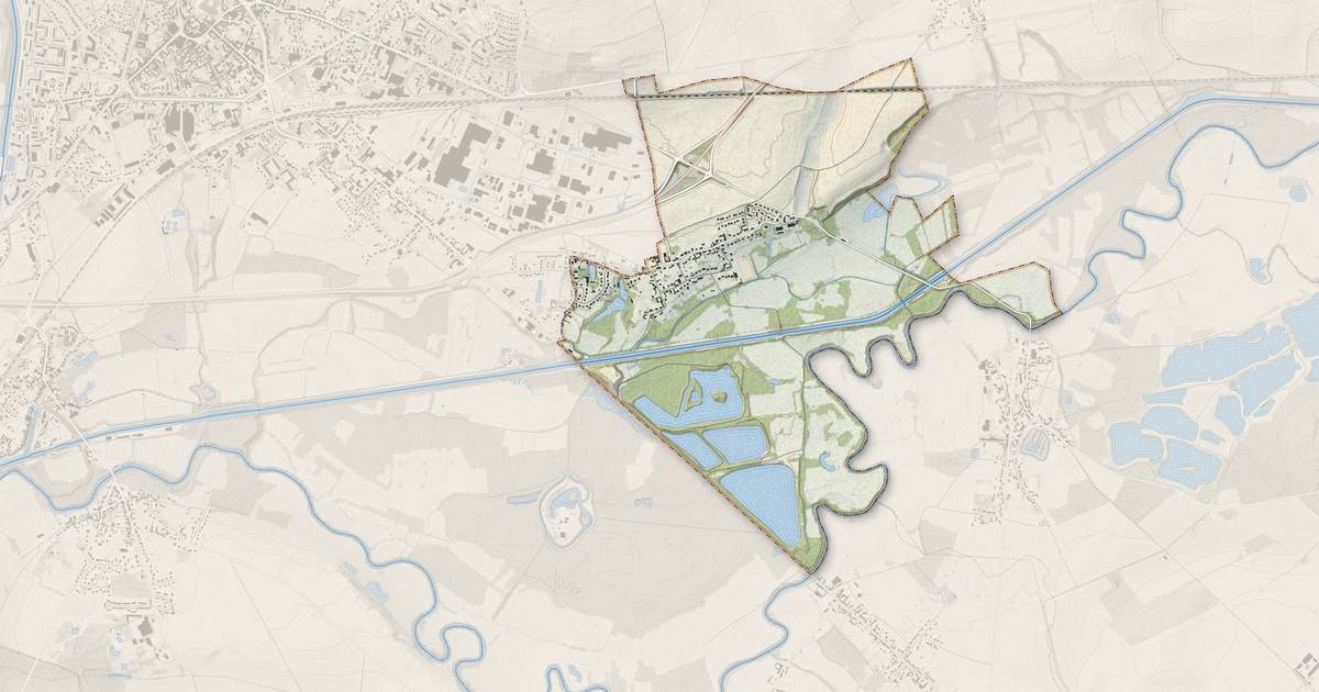 Portrait cartographique de Morlincourt : relief, eau, forêts, bâti et voies, calculés à partir des données de l'IGN