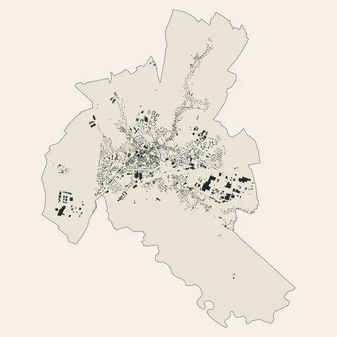 Noyon : bâti
