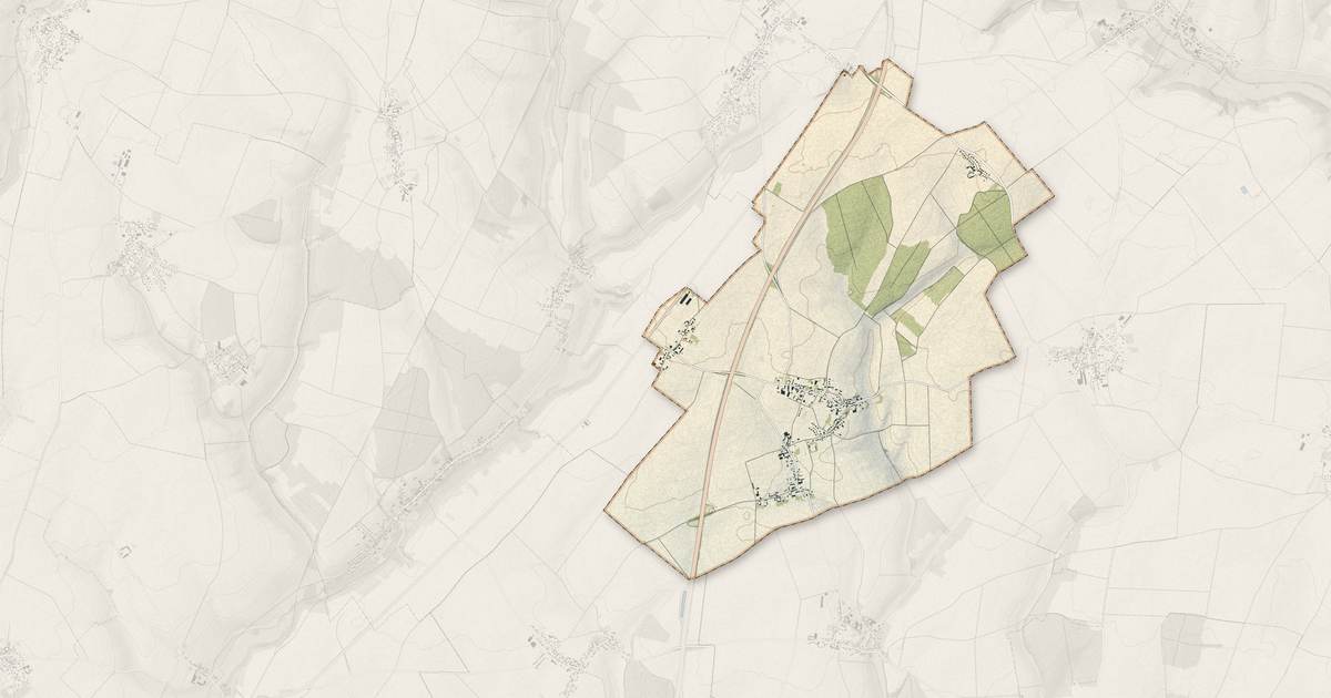 Portrait cartographique de Oroër : relief, eau, forêts, bâti et voies, calculés à partir des données de l'IGN