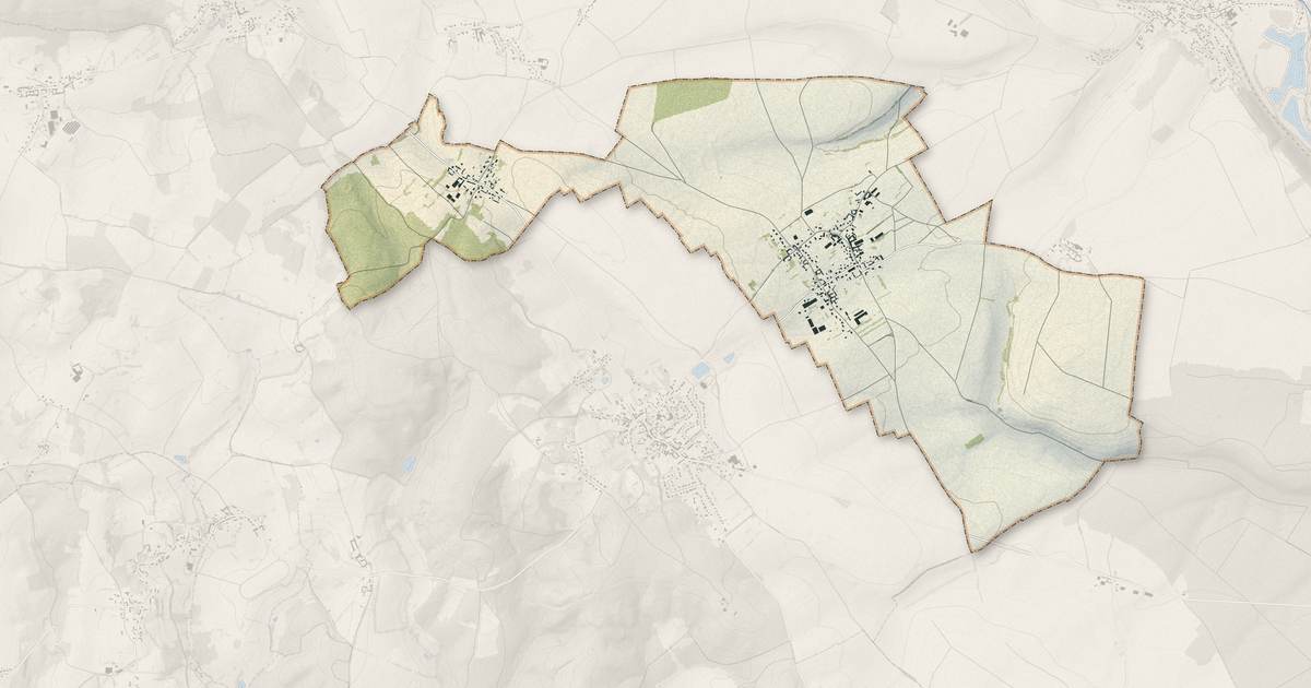 Portrait cartographique de Pierrefitte-en-Beauvaisis : relief, eau, forêts, bâti et voies, calculés à partir des données de l'IGN
