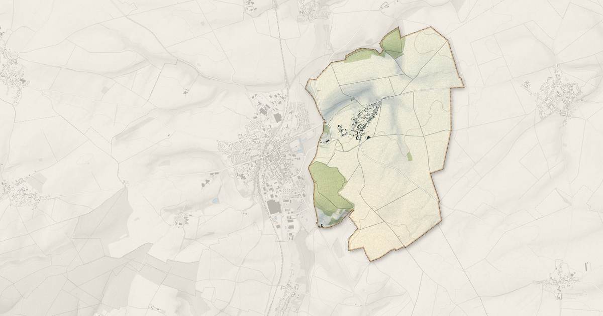 Portrait cartographique de Le Plessier-sur-Saint-Just : relief, eau, forêts, bâti et voies, calculés à partir des données de l'IGN