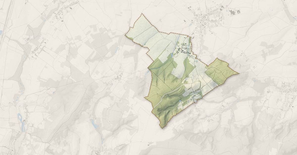 Portrait cartographique de Plessis-de-Roye : relief, eau, forêts, bâti et voies, calculés à partir des données de l'IGN