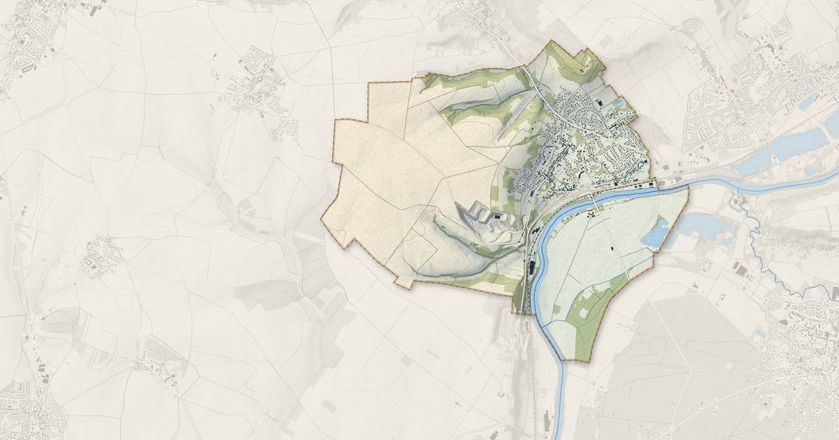 Portrait cartographique de Précy-sur-Oise : relief, eau, forêts, bâti et voies, calculés à partir des données de l'IGN