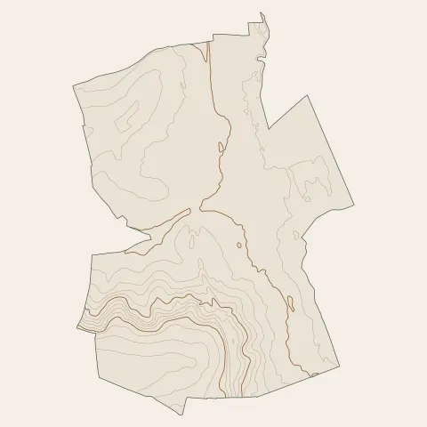 Rantigny : courbes de niveau