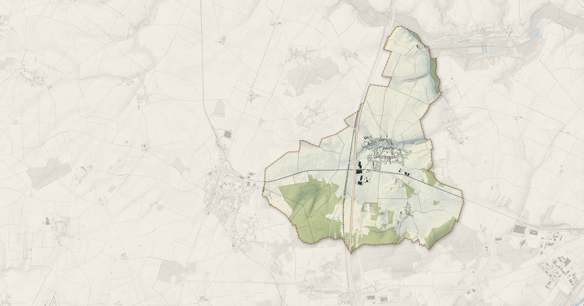 Portrait cartographique de Remy : relief, eau, forêts, bâti et voies, calculés à partir des données de l'IGN