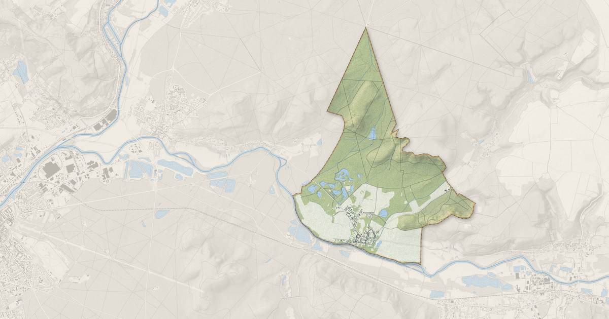 Portrait cartographique de Rethondes : relief, eau, forêts, bâti et voies, calculés à partir des données de l'IGN