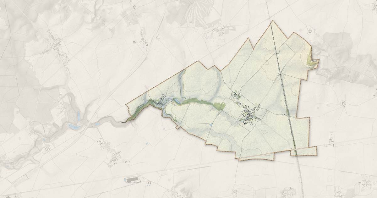 Portrait cartographique de Rully : relief, eau, forêts, bâti et voies, calculés à partir des données de l'IGN