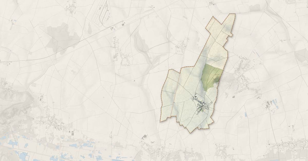Portrait cartographique de Sacy-le-Petit : relief, eau, forêts, bâti et voies, calculés à partir des données de l'IGN