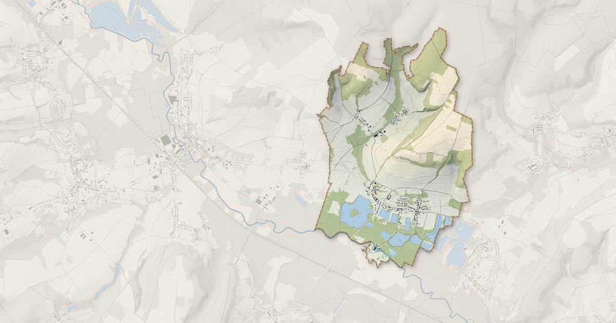 Portrait cartographique de Saint-Félix : relief, eau, forêts, bâti et voies, calculés à partir des données de l'IGN