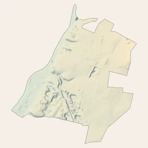 Saint-Maximin : relief