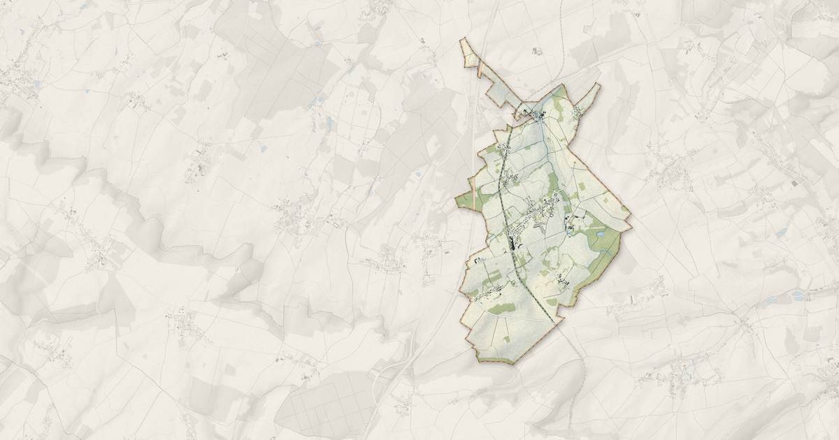 Portrait cartographique de Saint-Sulpice : relief, eau, forêts, bâti et voies, calculés à partir des données de l'IGN