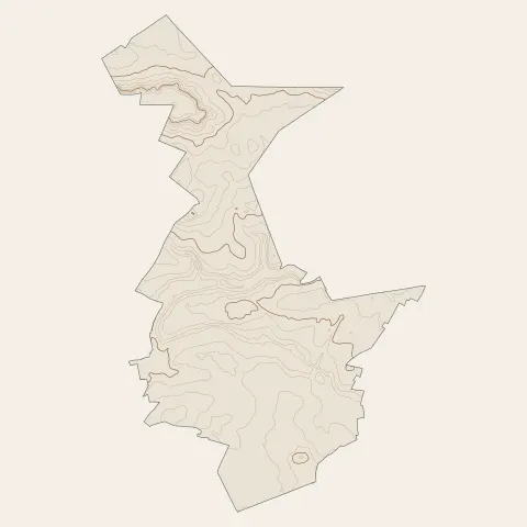 Senlis : courbes de niveau