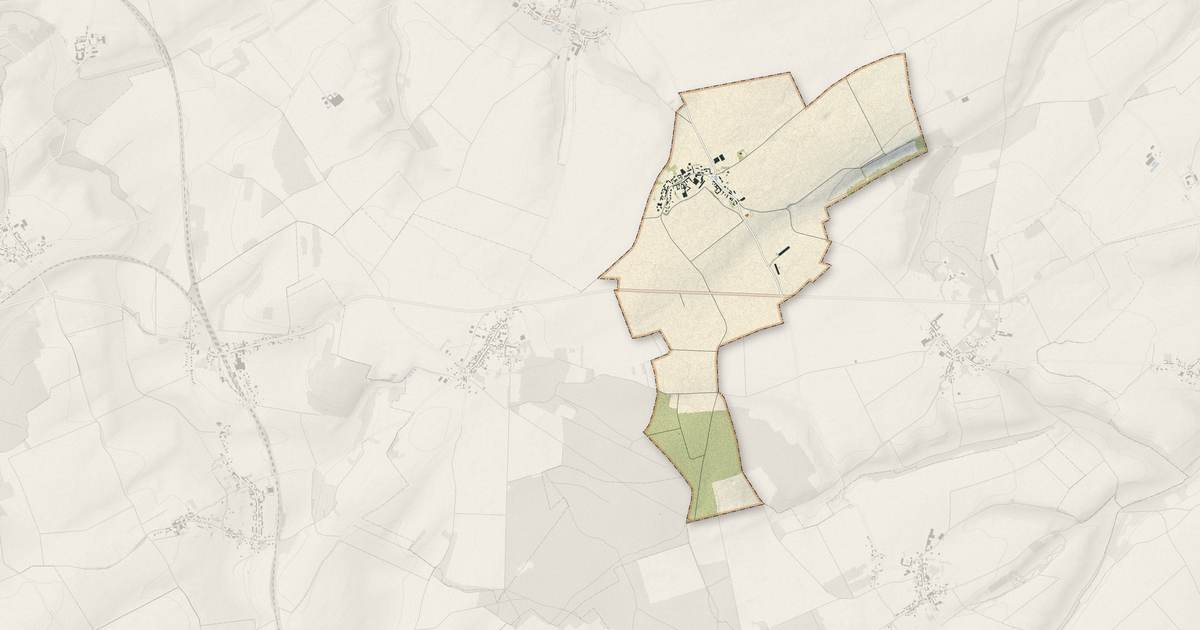 Portrait cartographique de Sérévillers : relief, eau, forêts, bâti et voies, calculés à partir des données de l'IGN