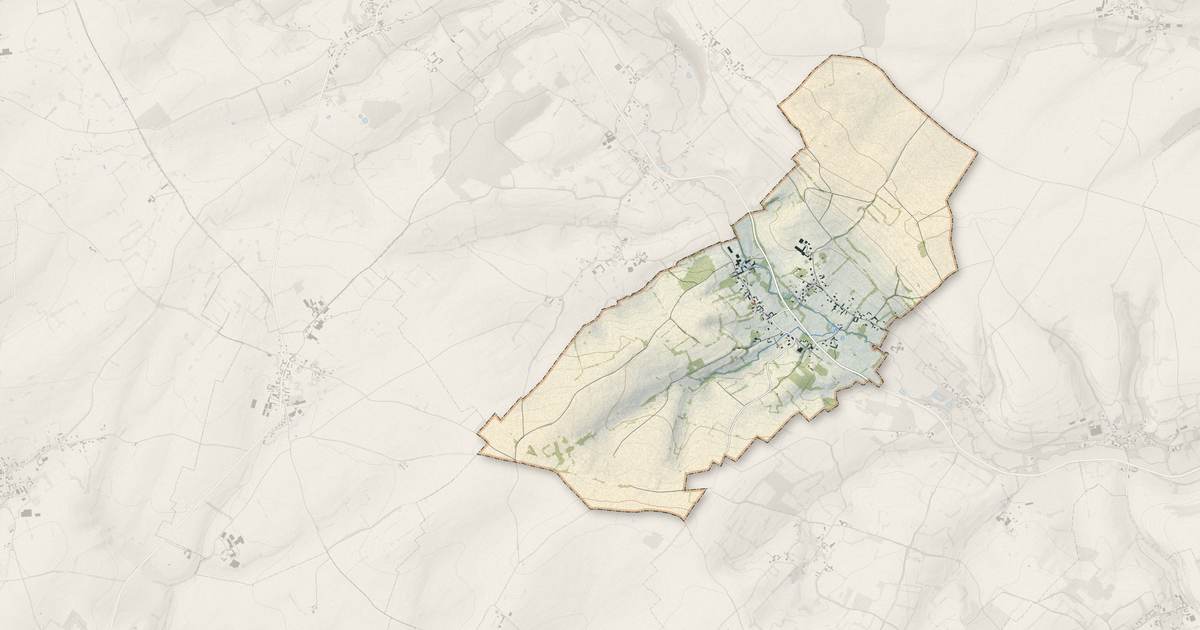 Portrait cartographique de Sully : relief, eau, forêts, bâti et voies, calculés à partir des données de l'IGN