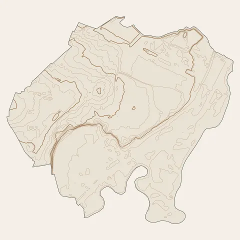Thourotte : courbes de niveau