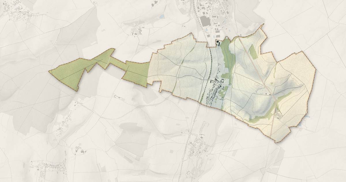 Portrait cartographique de Valescourt : relief, eau, forêts, bâti et voies, calculés à partir des données de l'IGN