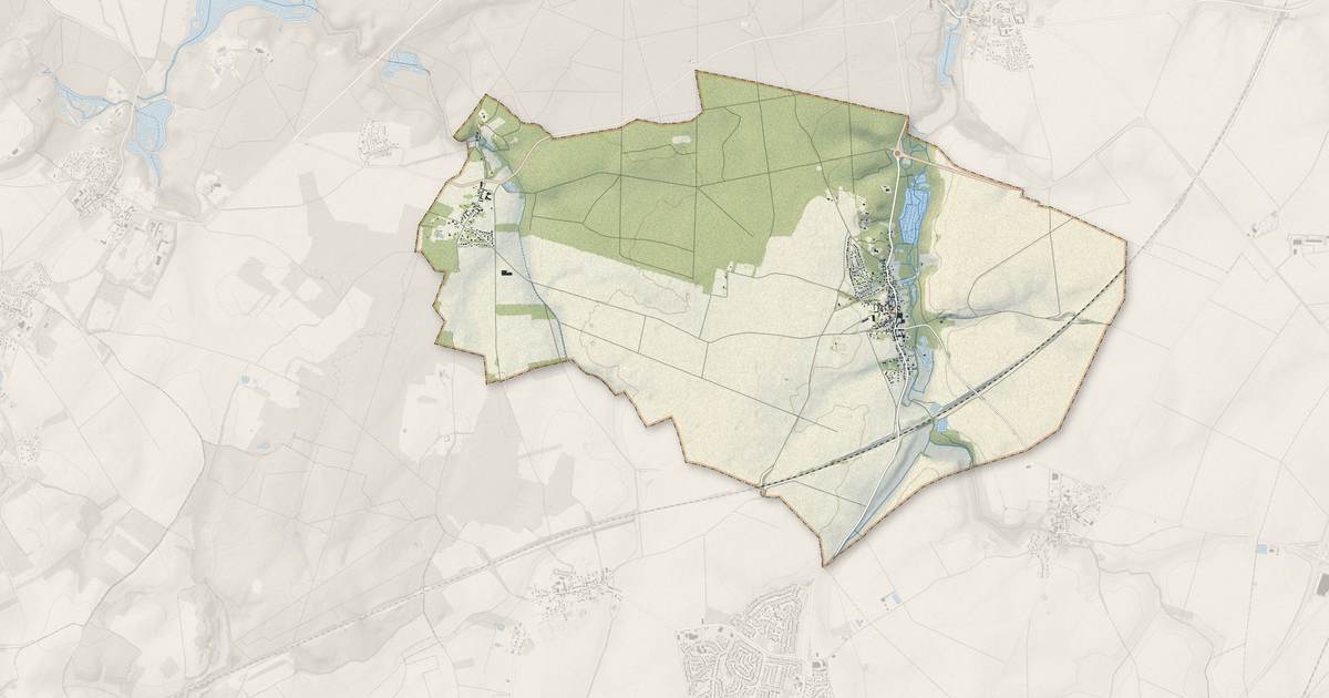 Portrait cartographique de Ver-sur-Launette : relief, eau, forêts, bâti et voies, calculés à partir des données de l'IGN