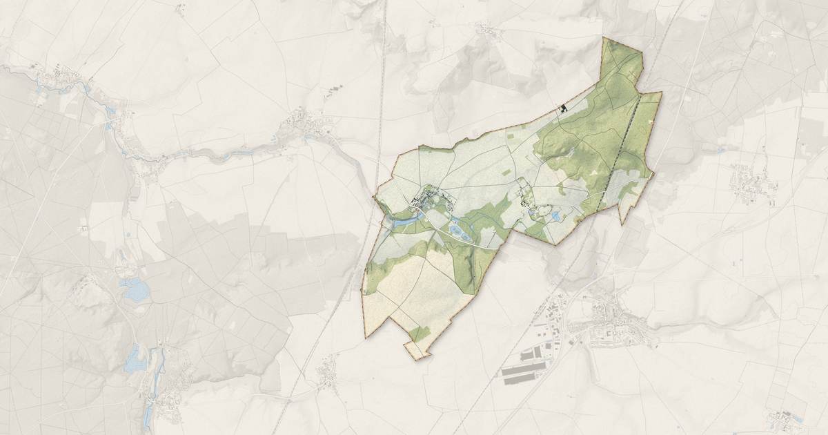 Portrait cartographique de Versigny : relief, eau, forêts, bâti et voies, calculés à partir des données de l'IGN
