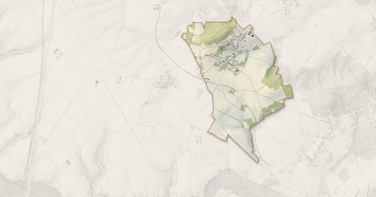 Portrait cartographique de Vignemont : relief, eau, forêts, bâti et voies, calculés à partir des données de l'IGN