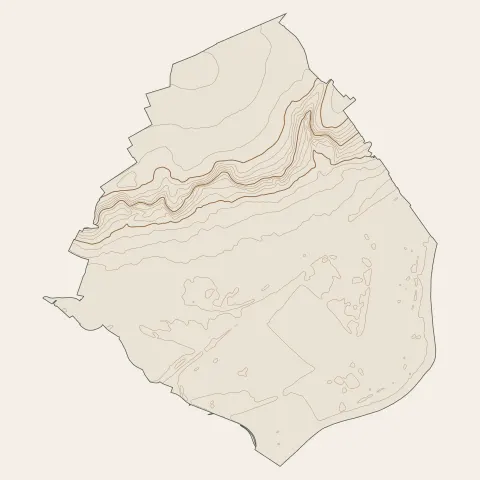 Villers-Saint-Paul : courbes de niveau