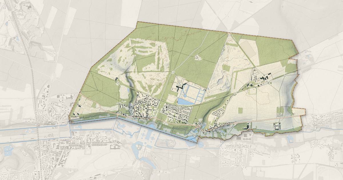Portrait cartographique de Vineuil-Saint-Firmin : relief, eau, forêts, bâti et voies, calculés à partir des données de l'IGN