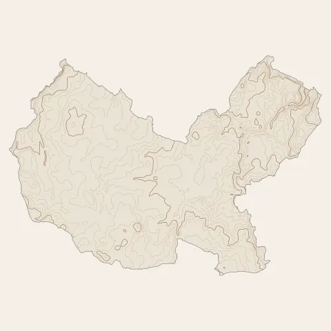 Athis-Val de Rouvre : courbes de niveau