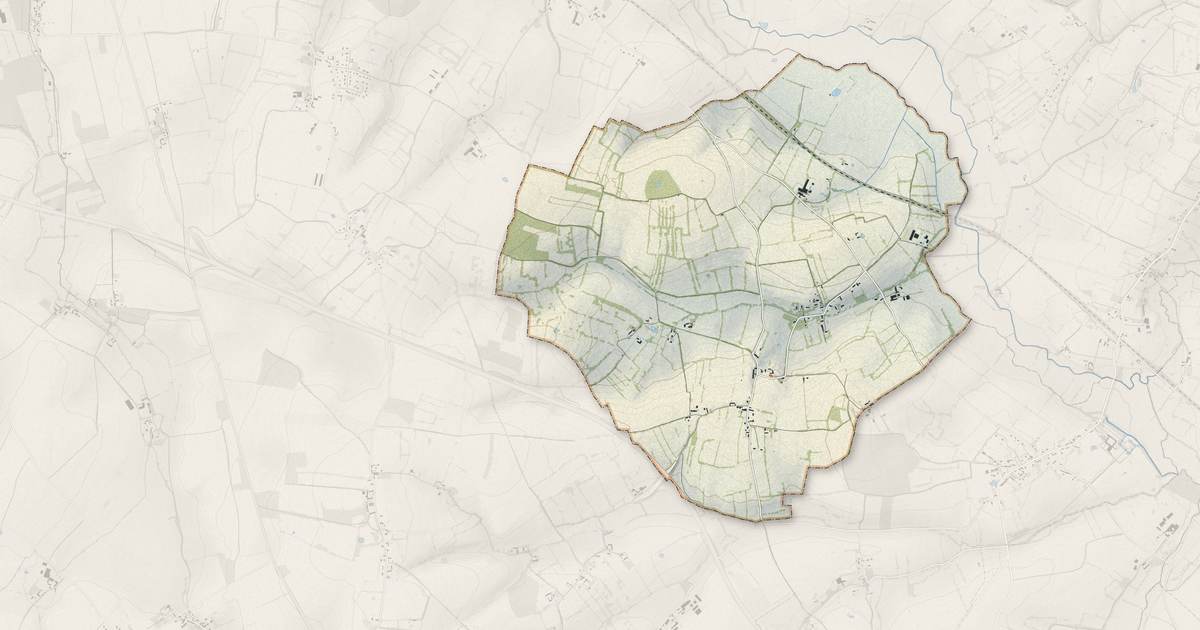 Portrait cartographique de Boissei-la-Lande : relief, eau, forêts, bâti et voies, calculés à partir des données de l'IGN