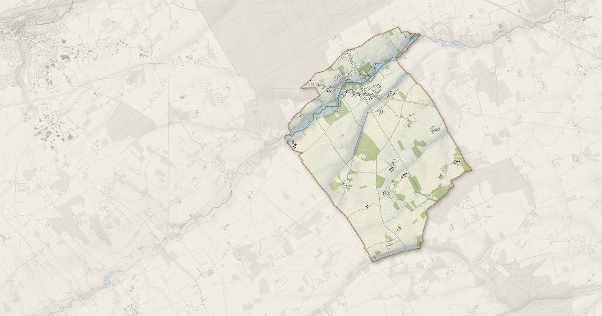 Portrait cartographique de Chandai : relief, eau, forêts, bâti et voies, calculés à partir des données de l'IGN