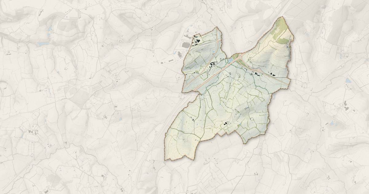 Portrait cartographique de Coulmer : relief, eau, forêts, bâti et voies, calculés à partir des données de l'IGN