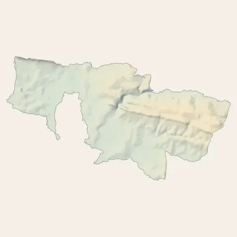 Domfront en Poiraie : relief