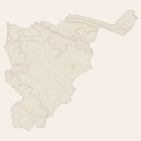 Juvigny Val d'Andaine : courbes de niveau