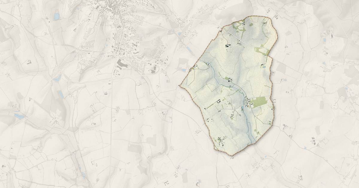 Portrait cartographique de Loisail : relief, eau, forêts, bâti et voies, calculés à partir des données de l'IGN