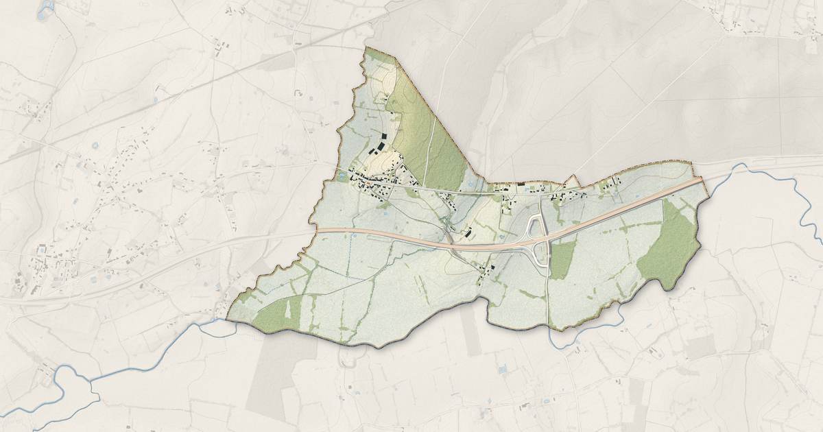 Portrait cartographique de Le Ménil-Broût : relief, eau, forêts, bâti et voies, calculés à partir des données de l'IGN