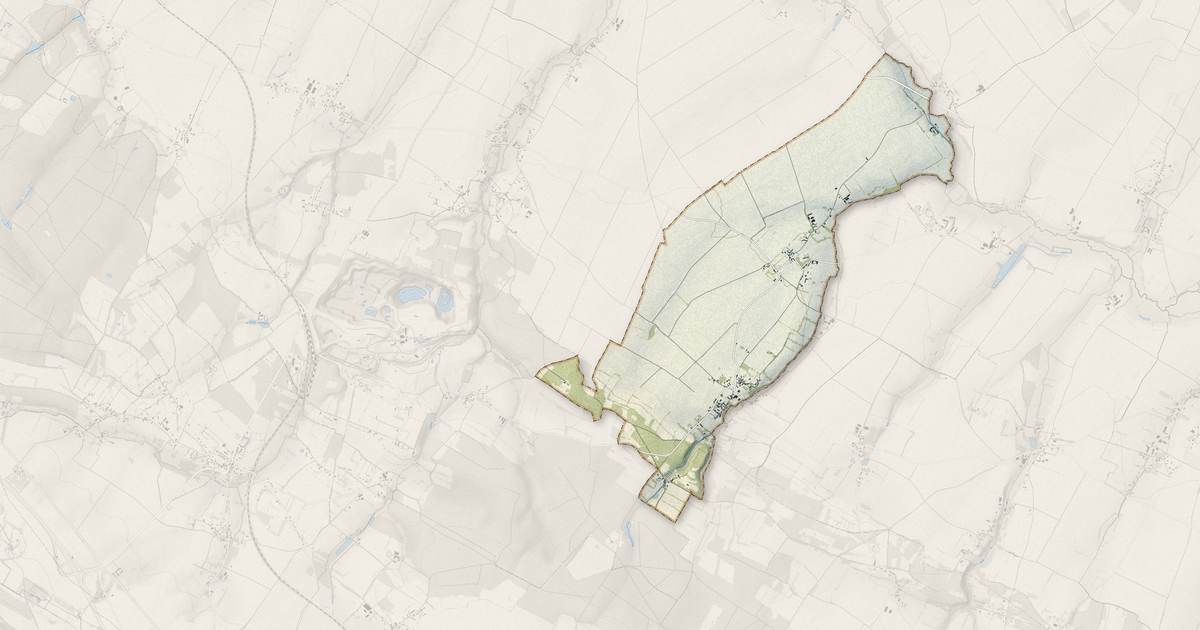 Portrait cartographique de Merri : relief, eau, forêts, bâti et voies, calculés à partir des données de l'IGN