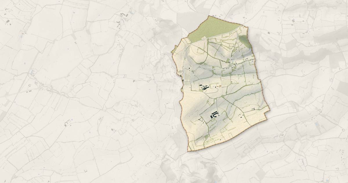 Portrait cartographique de Mont-Ormel : relief, eau, forêts, bâti et voies, calculés à partir des données de l'IGN