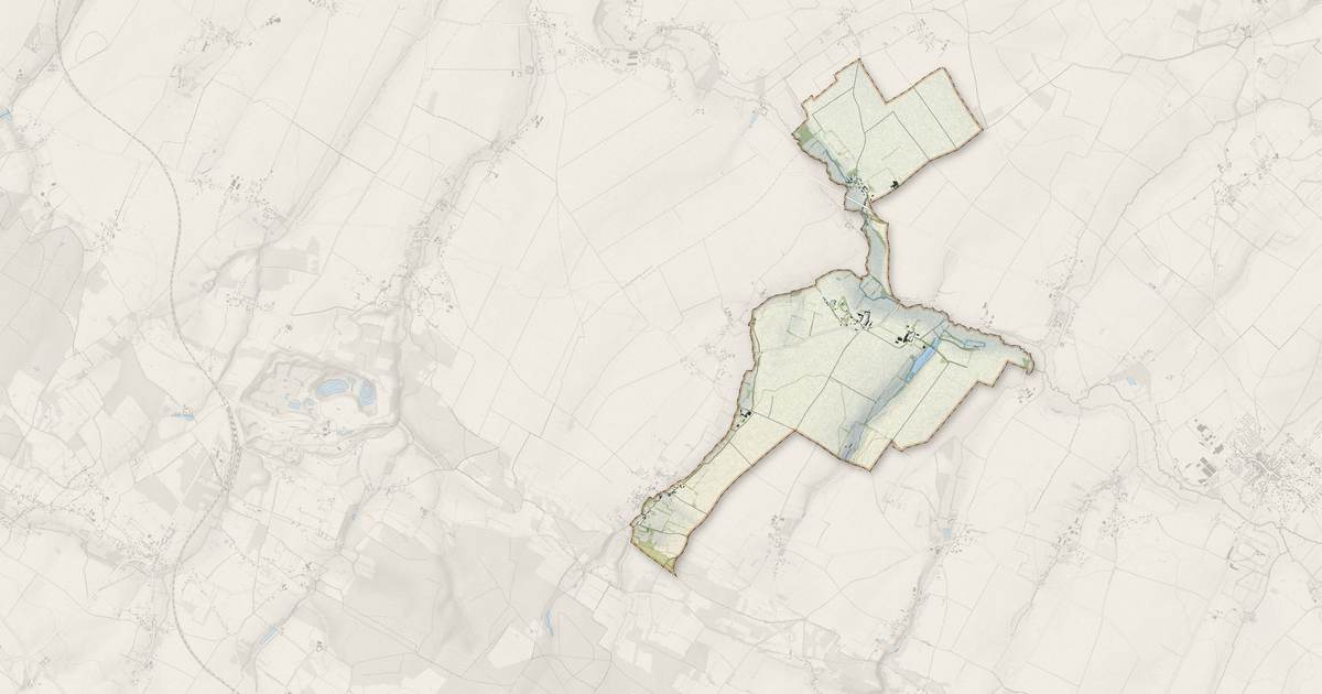 Portrait cartographique de Ommoy : relief, eau, forêts, bâti et voies, calculés à partir des données de l'IGN