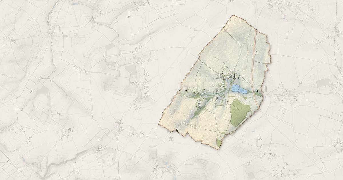 Portrait cartographique de Ri : relief, eau, forêts, bâti et voies, calculés à partir des données de l'IGN