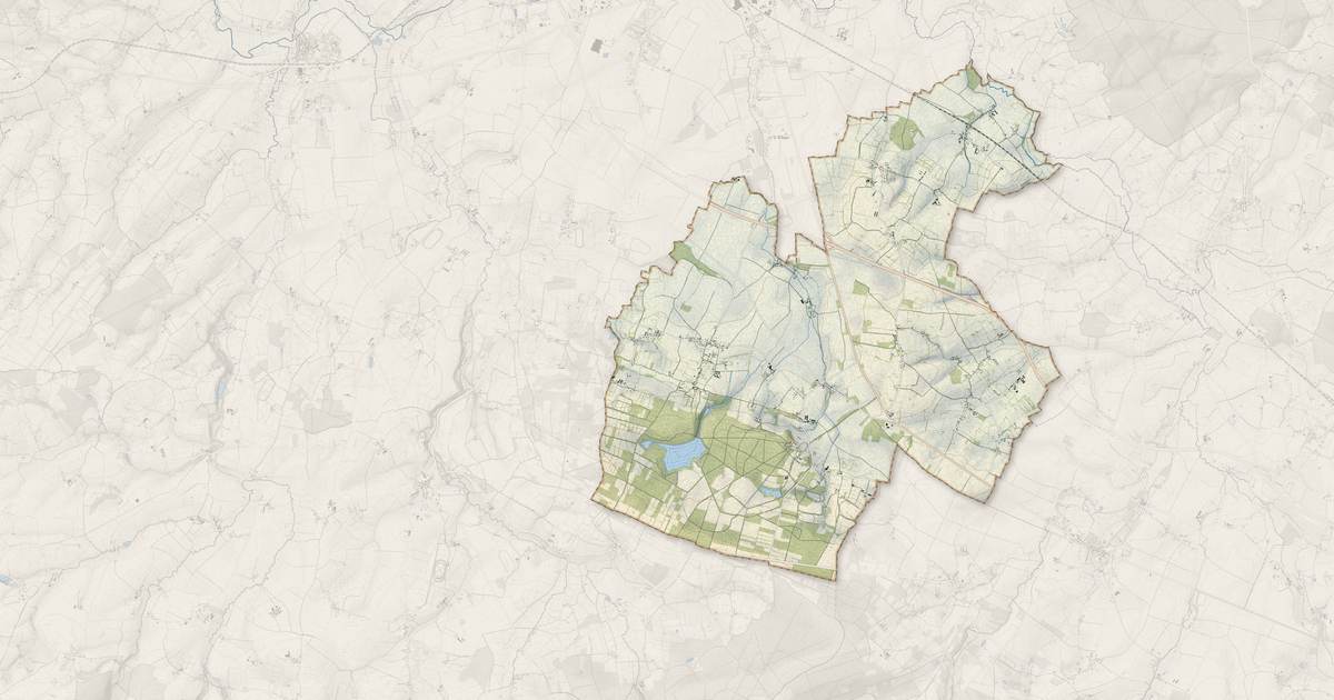 Portrait cartographique de Boischampré : relief, eau, forêts, bâti et voies, calculés à partir des données de l'IGN