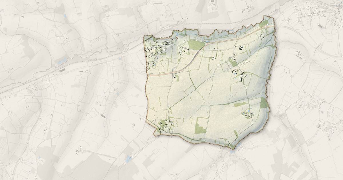 Portrait cartographique de Saint-Hilaire-sur-Risle : relief, eau, forêts, bâti et voies, calculés à partir des données de l'IGN