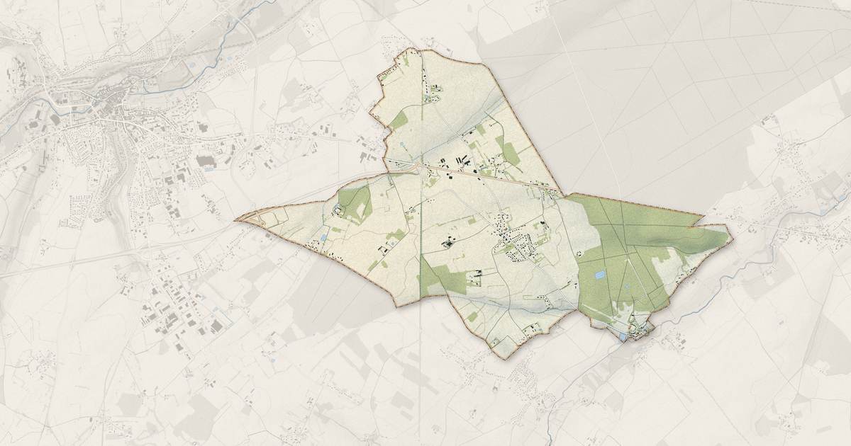 Portrait cartographique de Saint-Michel-Tubœuf : relief, eau, forêts, bâti et voies, calculés à partir des données de l'IGN