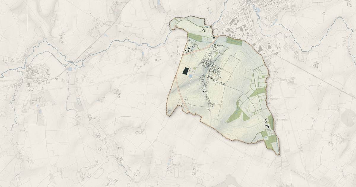 Portrait cartographique de Sarceaux : relief, eau, forêts, bâti et voies, calculés à partir des données de l'IGN