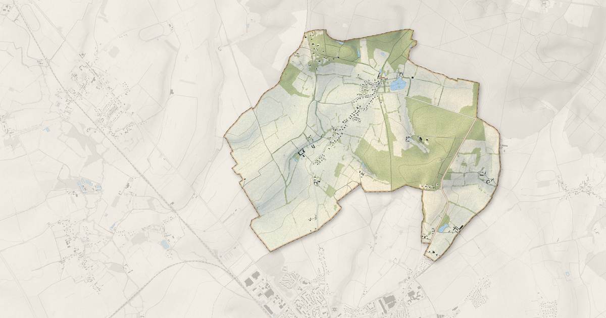 Portrait cartographique de Sévigny : relief, eau, forêts, bâti et voies, calculés à partir des données de l'IGN
