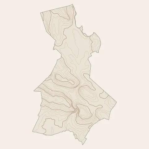 Bagnoles de l'Orne Normandie : courbes de niveau