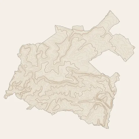 Tourouvre au Perche : courbes de niveau