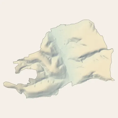 Vimoutiers : relief