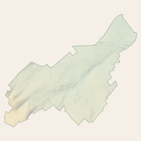 Allouagne : relief